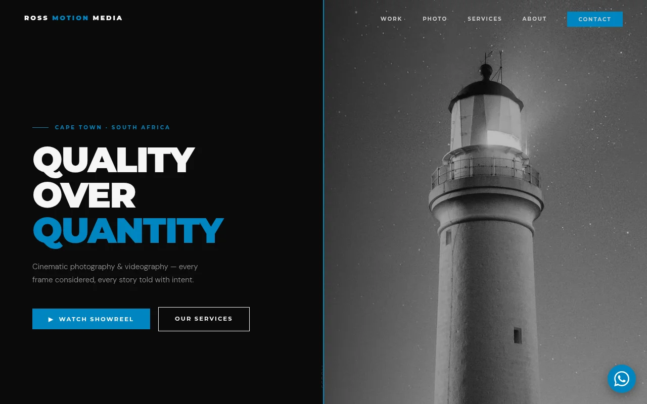 Ross Motion Media: split screen direction