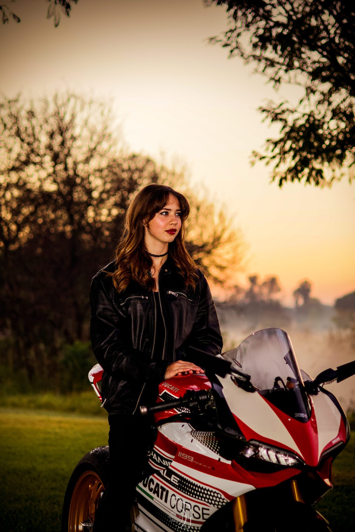 Portrait with motorcycle, Ross Motion Media